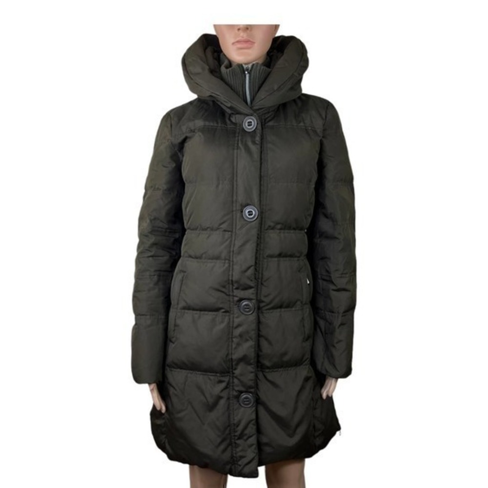 Fleet Street LTD Puffer Jacket green Olive Size M